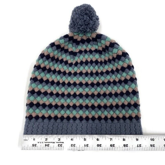 Kangol Pebble Knit Pull On Beanie Hat Top Pom Angora Wool Blend Unisex‎ - Picture 13 of 15